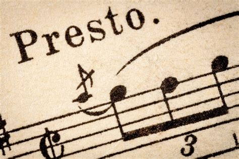 prestomusic|music presto meaning.